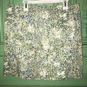 J.Crew speckled pattern mini skirt